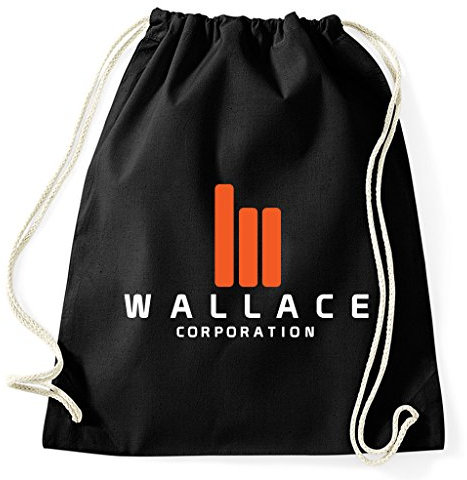 STYLETEX23 Wallace Corporation Logo Blade Runner Turnbeutel Sportbeutel, schwarz