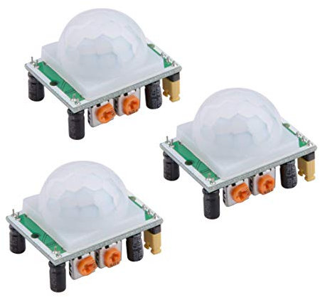 HiLetgo 3pcs HC-SR501 PIR Infrared Sensor Human Body Infrared Motion Module for Arduino Raspberry Pi