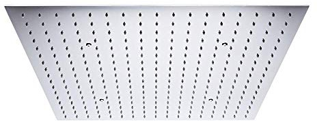 MILANO 600mm Square Ceiling Mounted Recessed Shower Head Chrome