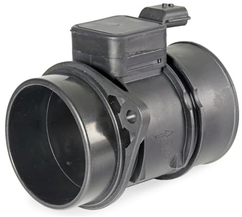 HELLA 8ET 358 095-131 Air Mass Sensor - 4-pin connector - Pipe-neck