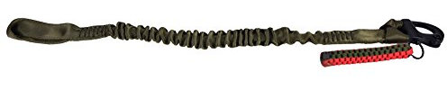 Sicherheits Lanyard, Stoßdämpfender Schnellwechsel Einpunkt Einziehbarer Bungee Sling Sicherheits Lanyard Zubehör für Absturzsicherungsausrüstung(Grün, SL-21-OD)
