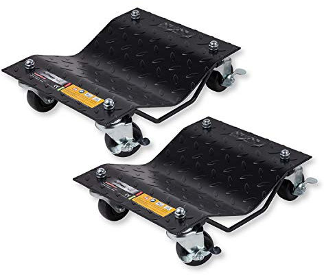 BullPower 2X Rangierhilfe, Rangierroller, Transportschale, Transporthilfe, Reifenträger für PKW - je 680kg