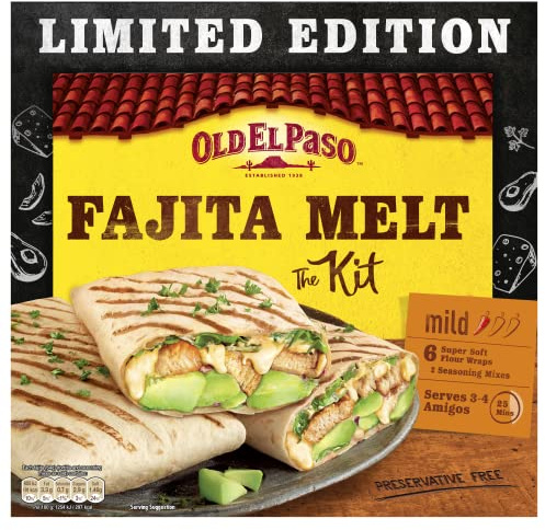 Old El Paso Mexican Fajita Melt Meal Kit, 385g