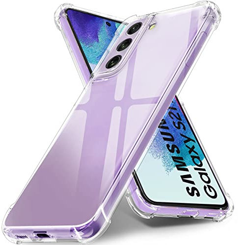 Ferilinso Custodia protettiva per Samsung Galaxy S21 FE 5G Antiurto Trasparente Silicone Cover Accessori