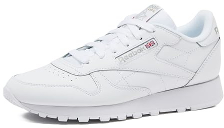 Reebok Men's Classic Leather Sneakers, FTWR White/FTWR White/Pure Grey 3, 52 EU