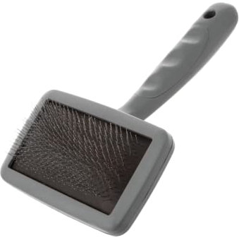 Furrish Firm Slicker - Dog Grooming Brush - Effective Tangle Removal - Ideal for Thick Curly Coats - Ergonomic Design - Medium