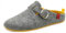 Andrés Machado - Hausschuhe für Damen - Sommer - VAL – Unisex Pantoffeln – Wolle und Filz – rutschfeste Gummisohle und herausnehmbares Fußbett - Grau Gelb EU 37