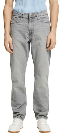ESPRIT Herren 024ee2b331 Jeans, 923/Grey Light Wash, 33W x 32L