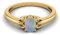 6X4MM ovale Form Äthiopischer Opal Edelstein 925 Sterling Silber Solitär-Verlobungsring für Frauen Gold Vermeil, 55
