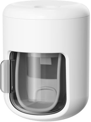 FOTINOR Zahnpastaspender Automatischer Zahnpasta-Halter für Kinder, Zahnpastaspender mit Abdeckung, staubdicht, wasserdicht, wandmontierte Zahnpasta-Presse für Badezimmer, Kinder, Erwachsene