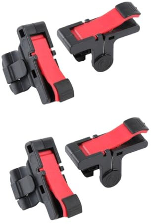 OSALADI 2 Stücke Huhn- Artefakt Gaming Trigger Handy Spiel Telefon Griff Griff Tasten Handy Spiel Controller Assist Tool Schwarz Rot