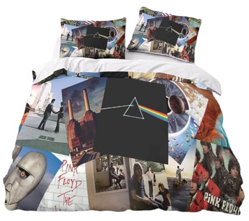 SENTUBILA Pink Bettwäsche-Set 135 X 200,3D Anime Bettdecke,Bettbezug Und Kissenbezug 80x80cm,Kinderbettausstattung,bettwäsche Winter (C,200x200cm+80x80cmx2)