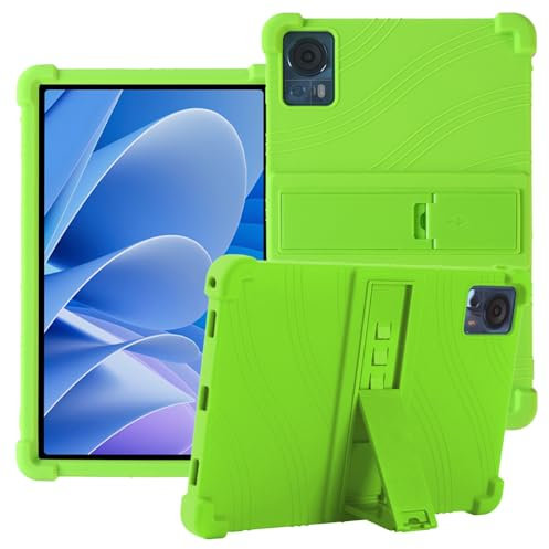 ATOOZ for DOOGEE T30 Pro/T40 Tablet Case 11 Inch,Soft Silicone Case for DOOGEE T30 Ultra/ T30S/T30SE 11 Inch Tablet 2023 with Stand (Green)