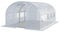 TOOLPORT Serra da Giardino tunnel Serra Orto stabile e robusto 3x4m - Telo PE 180g/m² bianco transparente