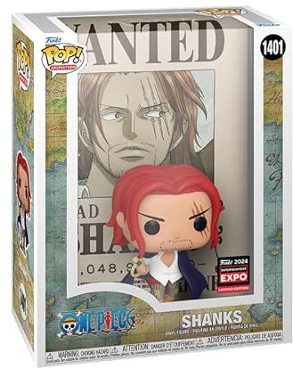 Funko Pop! Movie Poster: One Piece - Shanks (2024 Limited Edition Entertainment Expo Shared Exclusive)