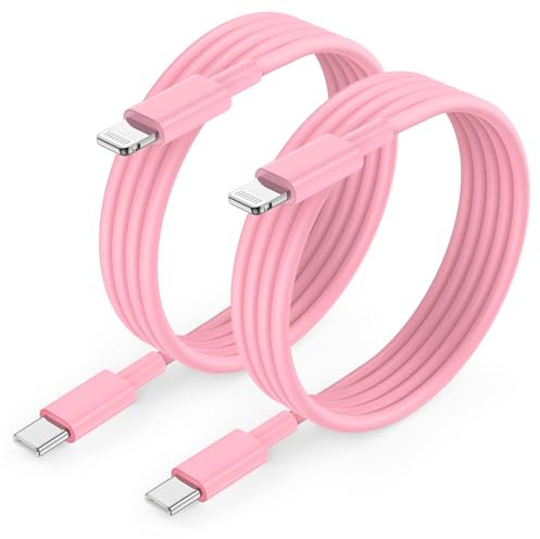 Cable de carga rápida para Apple iPhone 13/14, cable USB C a Lightning de 3 m, paquete de 2 unidades, extralargo, certificado MFi, compatible con iPhone 14 Pro Max/13 Mini/12/11/XR/XS Max/8 Plus -