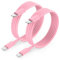 Apple iPhone 13/14 Fast Charge Cable, 3m USB C to Lightning Cord - 2Pack Extra Long, MFi Certified - Compatible with iPhone 14 Pro Max/13 Mini/12/11/XR/XS Max/8 Plus - Pink
