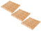 Alipis 3 Stücke Holz Cookie Untersetzer Keks Geformt Tasse Matte für Kaffee Wärmedämmung Pads