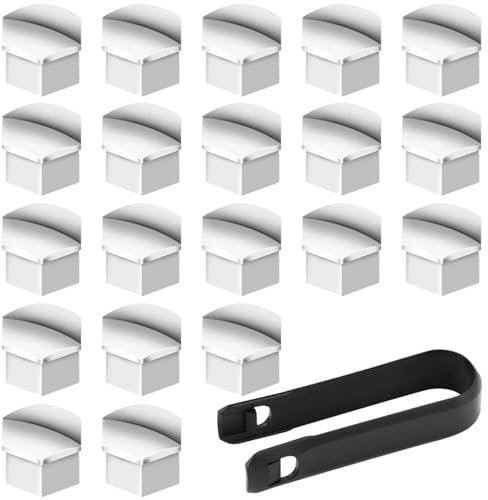 Radbolzen Radschraube Kompatibel Mit Toyota Für Land Für Cruiser Für Camry Für Prado Für Prius Für Yaris Für Corolla Für Vitz 20 Stück 17 Mm 19 Mm Auto-Radmutter-Schrauben-Kappen-Abdeckung(17mm)