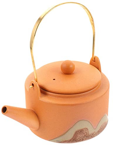 FUNOMOCYA Vintage Style Tea Kettle Decorative Teapot Large Capacity Stovetop Ceramic
