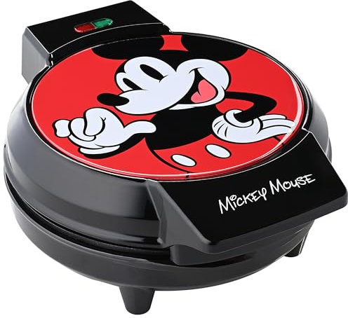 Mickey Mouse - Máquina de gofres redonda de 7 pulgadas