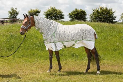 netproshop Pferde Fliegendecke Mesh-Pro Abschwitzdecke Größe 105-165, Groesse:155, Farbe:Mistletoe