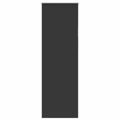 vidaXL Verdunkelungsrollo Schwarz 75x230 cm Stoffbreite 70,7 cm