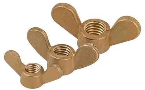 1-5 pz GB62 Dado a farfalla in ottone e rame M3 M4 M5 M6 M8 M10 M12 M14 Dado ad alette serrato a mano Grande orecchio(M6 (3Pcs))