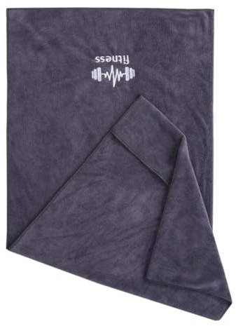 Asciugamani in ginnastica in microfibra di asciugamano unisex per sport da corsa yoga (grigio)