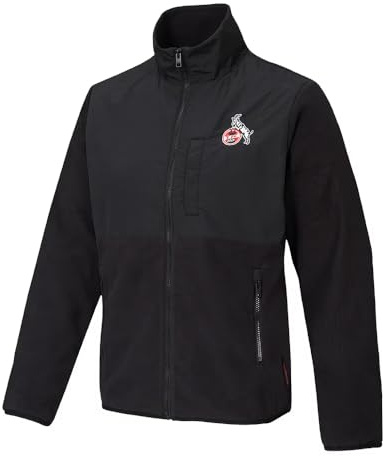 1. FC Köln Fleecejacke Ankergasse (DE/NL/SE/PL, Alphanumerisch, XL, Regular, Regular, Schwarz)