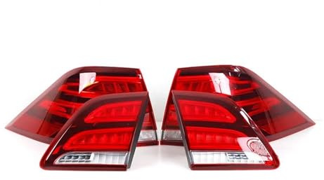 IVEJBZLWMN 4 Stück modifizierte Rückleuchten für Mercedes ML-Klasse W166 (2012–2015) GLE-Optik-Upgrade