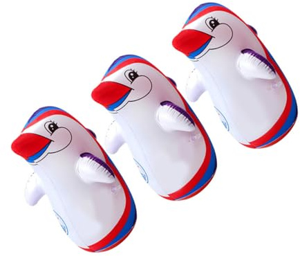 Kippspielzeug Aufblasbares Pinguinspielzeug 3 Stück PVC Weihnachten Party