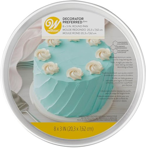 Wilton Runde Kuchenform, Aluminium, 20,3 cm x 7,6 cm