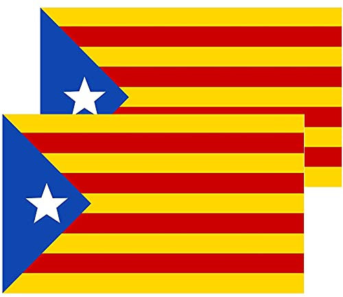 Durabol Bandera de Catalunya independentista Estelada blava 150 X 90 CM 2PCS