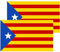 Durabol Bandera de Catalunya independentista Estelada blava 150 X 90 CM 2PCS