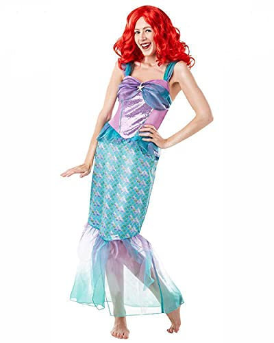 Rubies 820518L Offizielles Disney Prinzessin Kleine Meerjungfrau Ariel Kostüm Erwachsene