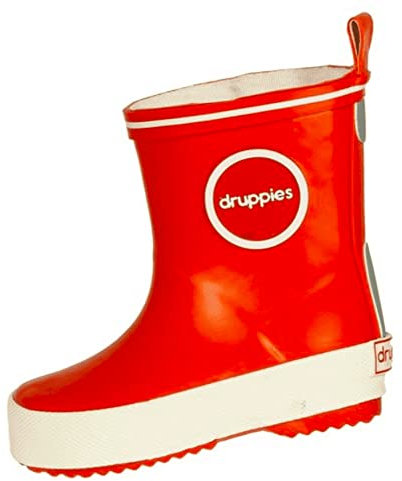 Druppies Unisex-Kinder Regenstiefel Gummistiefel, Rot (Fire Red 050)