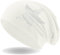 Hatstar Strass Stern Damen Beanie Mütze | elastisches Slouch Long Beanie | Mädchen Mütze | mit edler Strass Applikation | leicht und weich (Weiss)