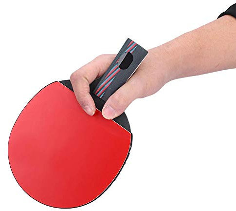 Tbest Tischtennisschläger, 1 Stück Pingpong Ball Schläger Superleichte Tischtennisschläger Paddle Zubehör für Amateure, Anfänger, Experten (Penhold, Shakehand)(Penhold)