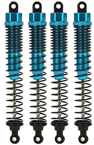VBESTLIFE CNC Metall Universal Stoßdämpfer Federbein Dämpfer 130mm Passend für 4 SXC10 D90 1/10 RC Car Climbing Car (blau)