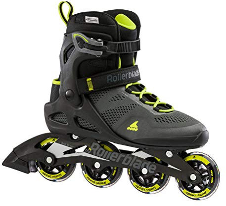 Rollerblade Macroblade 80 Herren Fitness Inlineskate Schwarz und Limette, Performance Inlineskates, 10