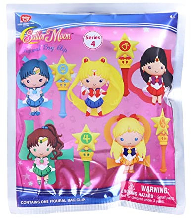 Sailor Moon Series 4 - 3D Foam Bag Clip in Blind Bag (SINGLE)