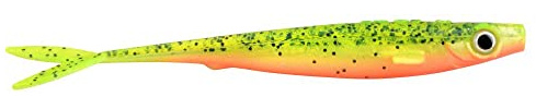 Spro Gummiköder 10cm 4g UV Mojito 4664 801 - Nadelspitze - Raubfische - J-Haken - 1 Stück