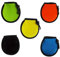 Zelerdo Golfball-Reiniger, tragbar, 5 Stück (Schwarz, Blau, Gelb, Orange, Grün)