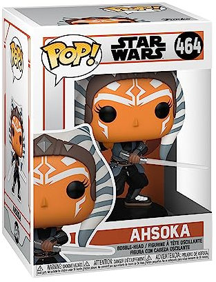 Funko Pop! Star Wars: The Mandalorian - Ahsoka Tano mit Sabers - Vinyl-Sammelfigur - Geschenkidee - Offizielle Handelswaren - Spielzeug Für Kinder und Erwachsene - TV Fans - Modellfigur Für Sammler