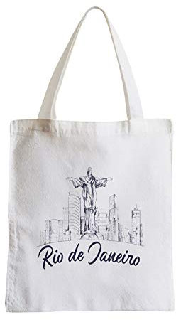 Fabulous Große Einkaufstasche Tragetasche Rio de Janeiro Minimalist Brasilien Reisen Fussball Karneval