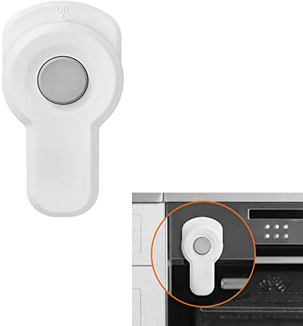 VIEVRE Oven Child Lock, Oven Safety for Children, Cooker Protection Children, Cooker Child Lock, Oven Protection for Baby, Prevent Babies from Opening the Oven Door on the Stove (White)