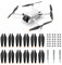 MoKo Mini 3 Pro Propeller, 24 Stück Drone Propeller Kompatibel mit DJI Mini 4 pro / 3 Pro, Geräuscharm Schnellwechsel Blätter, DJI Mini 3 Pro Zubehör mit Schrauben, Drohnen Ersatzteil für Mini 3 Pro