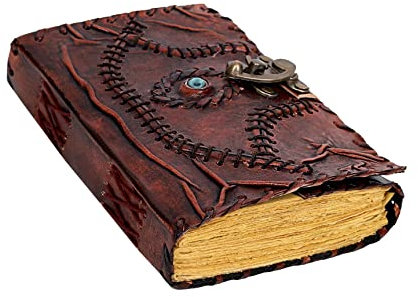 C CUERO Hocus Pocus Book of Spells Prop Gifts Halloween Decorations Decor Leather Journal Writing Book Of Shadow Best Christmas For Men And Women