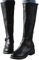 ticticlily Stivali Alti Donna Stivali Eleganti Casual a Punta Comodi Senza Chiusura Donna Scarpe Primaverili Invernali C Nero 43 EU